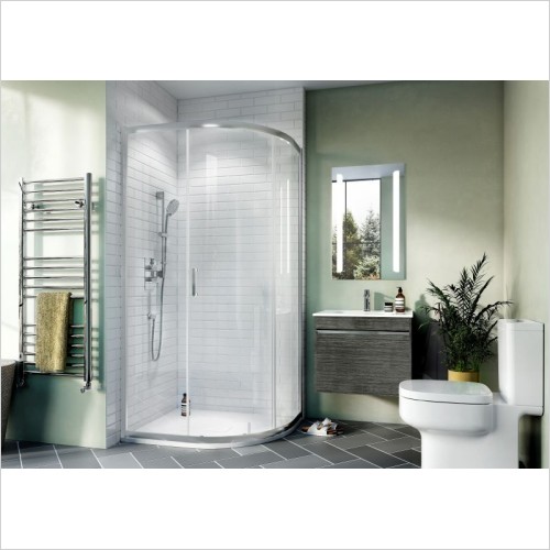 Crosswater Showers - Kai 6 Quadrant Single Door 1200 x 800mm