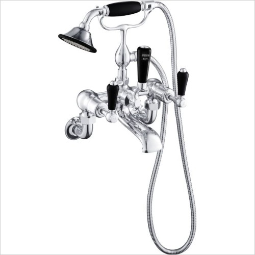 JTP Taps & Mixers - Grosvenor Lever Wall Mounted Bath Shower Mixer With Kit