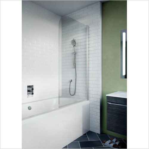 Crosswater Showers - Kai 6 Single Bath Screen 900mm