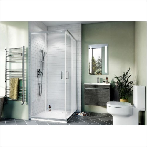 Crosswater Showers - Kai 6 Corner Entry Sliding Door 760mm
