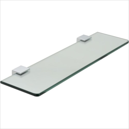 Vado Accessories - Phase Frosted Glass Shelf 450mm (18'')